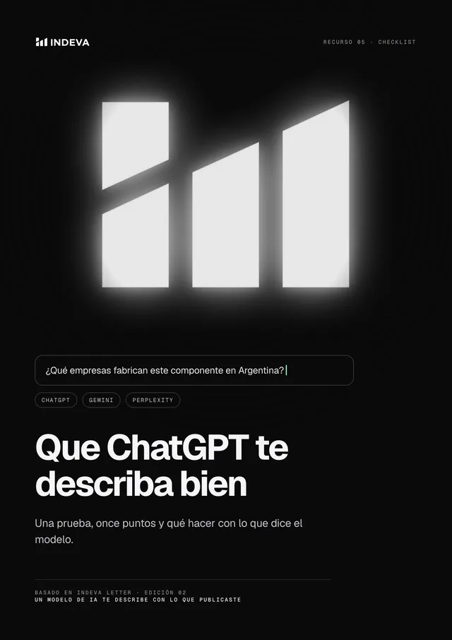 Portada: Que ChatGPT te describa bien