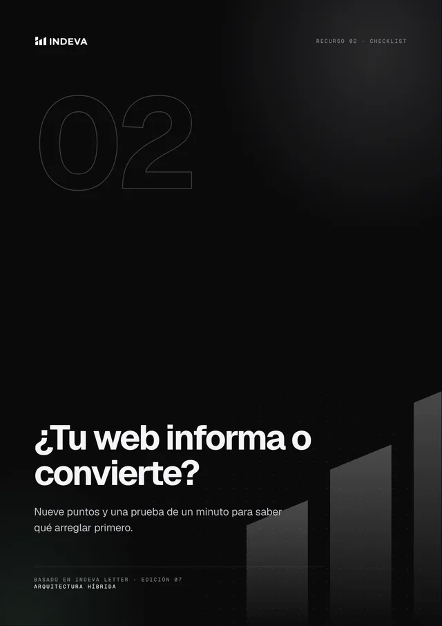 Portada: ¿Tu web informa o convierte?